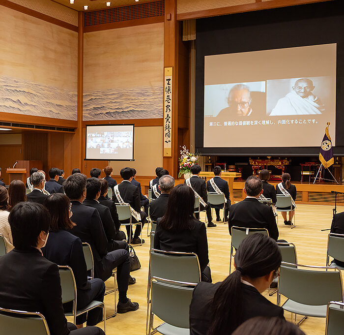 Gakurin Joint Entrance Ceremony Welcomes a New Generation — With a Message of Peace from Hon. Ela Gandhi —